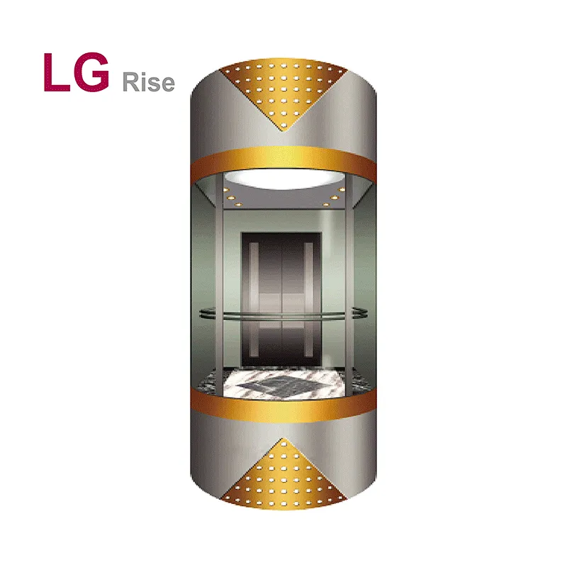 Thang máy toàn cảnh LG-G hình bán nguyệt - Ảnh 4