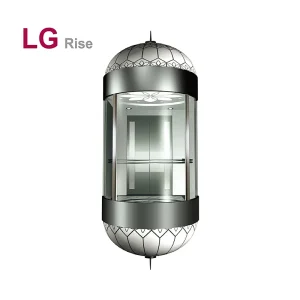 Thang máy toàn cảnh LG-G hình bán nguyệt