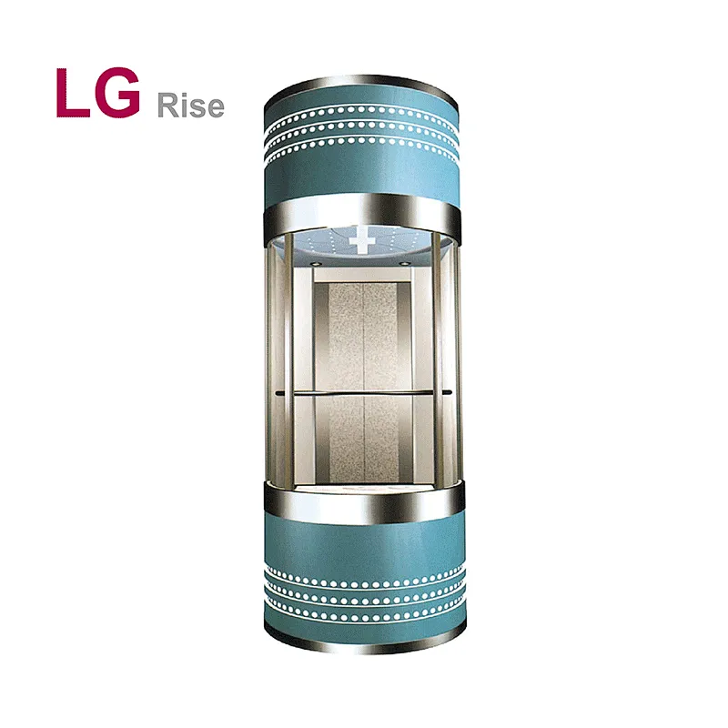 Thang máy toàn cảnh LG-G hình bán nguyệt - Ảnh 5