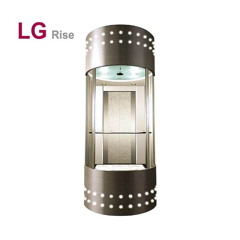Thang máy toàn cảnh LG-G hình bán nguyệt - Ảnh 3
